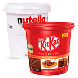 Kit Nutella 3kg Balde Gigante + Creme Kit Kat