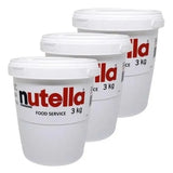 Kit 3 Baldes De Nutella 3kg Creme De Avelã - Original (9kg)