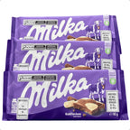 Kit com 3 chocolates milka mistos branco e ao leite