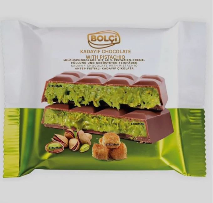 BARRA BOLCI DUBAI CHOCOLATE 100G